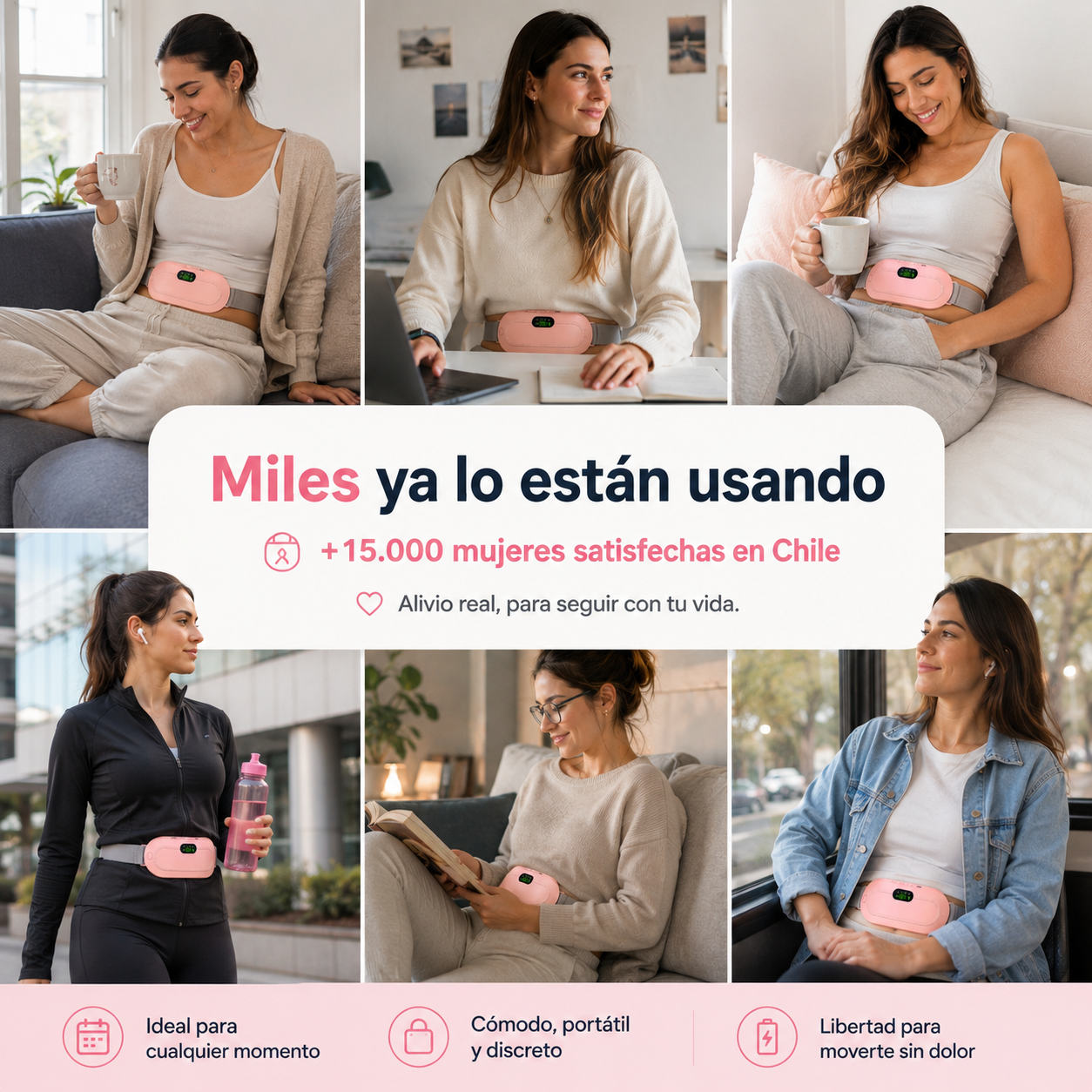 Calmia™ Cinturón Térmico Menstrual