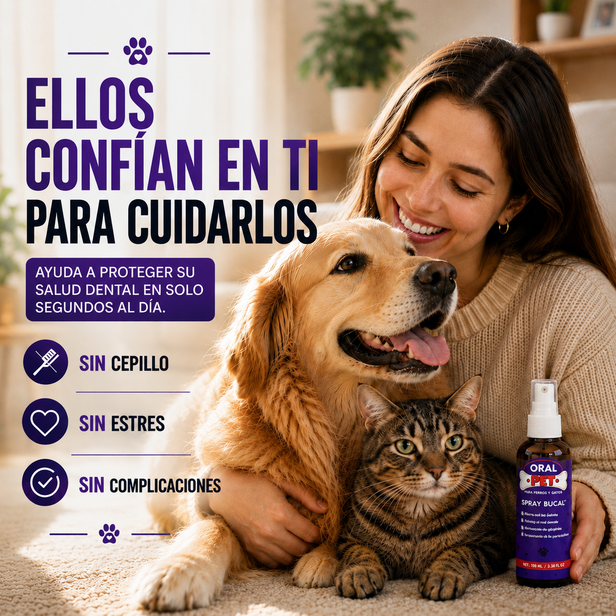 Spray OralPet™ Protección bucal sin estrés