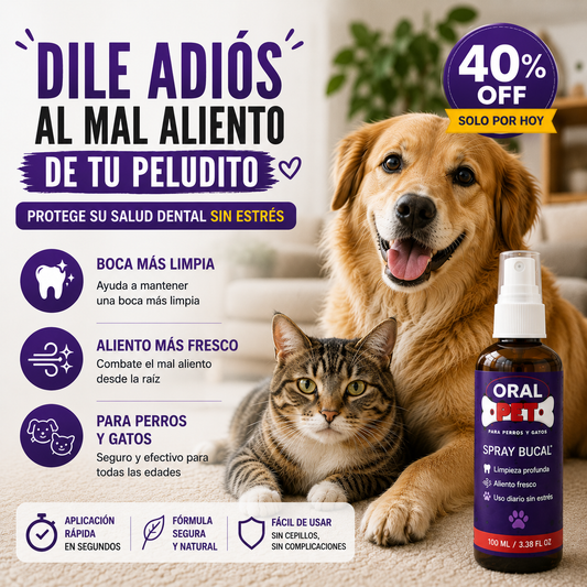 Spray OralPet™ Protección bucal sin estrés