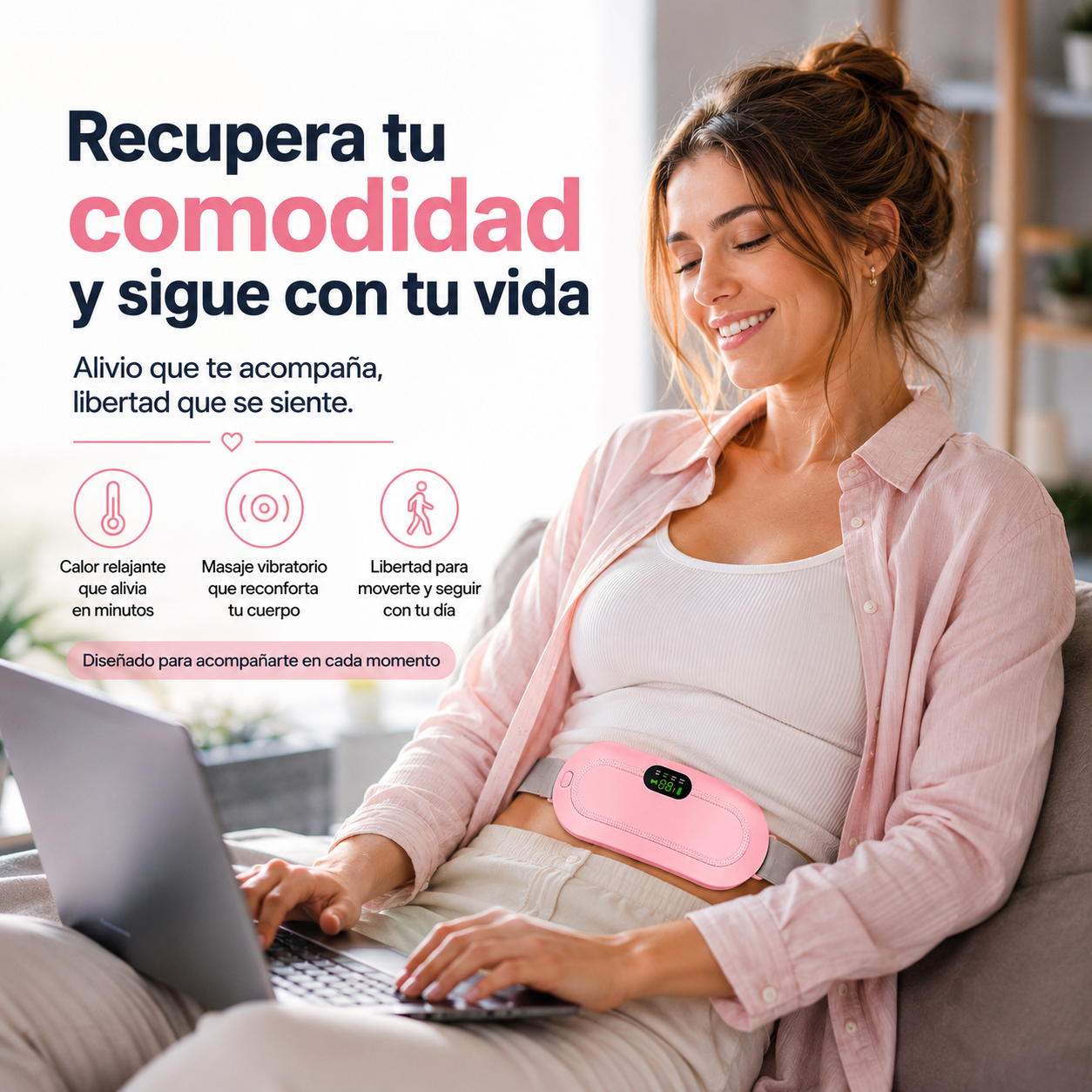 Calmia™ Cinturón Térmico Menstrual
