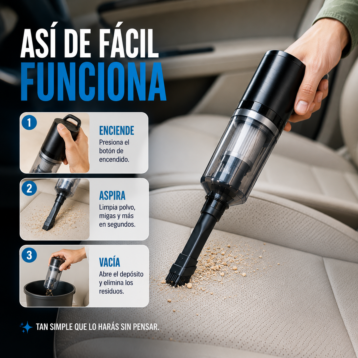 50% OFF SOLO POR HOY: LimpiMax Pro® - Aspiradora de auto
