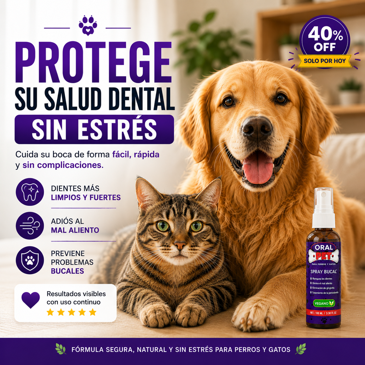 OralPet™ Protección Dental Perros/Gatos