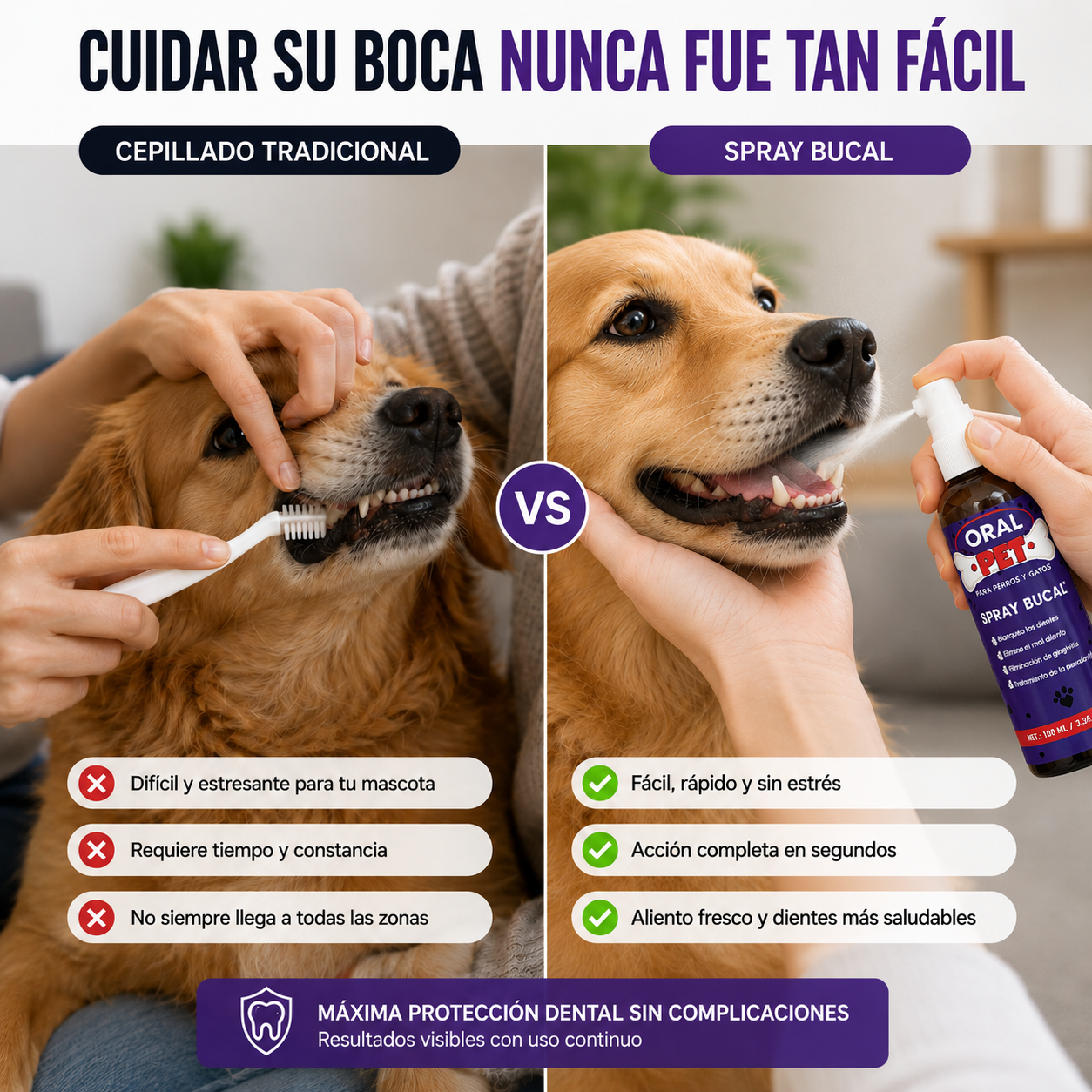 OralPet™ Protección Dental Perros/Gatos